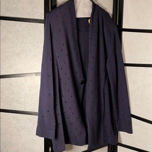 Navy Blue Sweater Cardigan